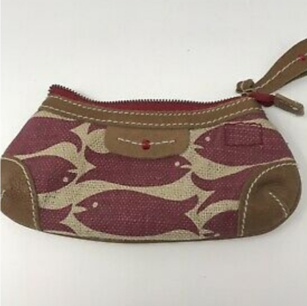 Gap (Red) leather & jute